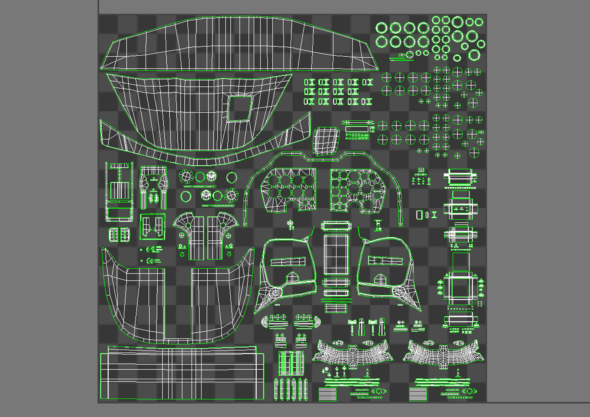 Aircraft Control Panel 3 3D model_12