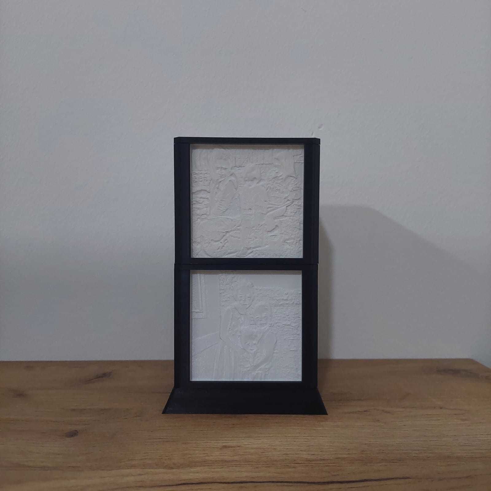 ROTATING LITHOPHANE LAMP 3D print model_10