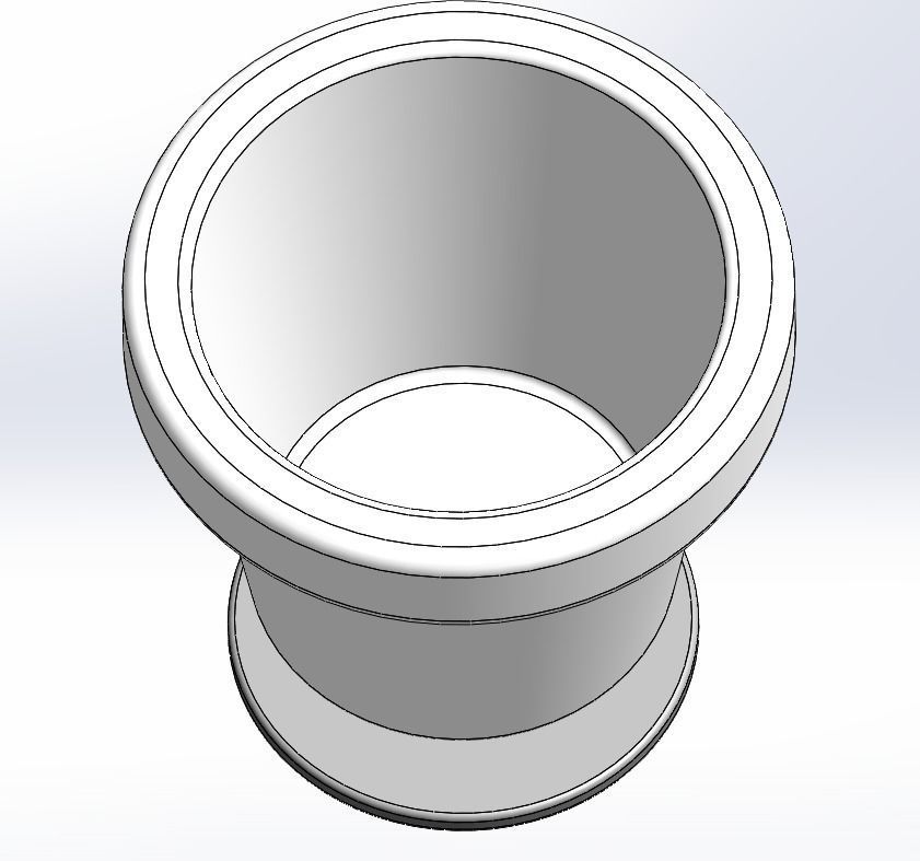 3D Printed Standing Smiley Pot 3D print model_11