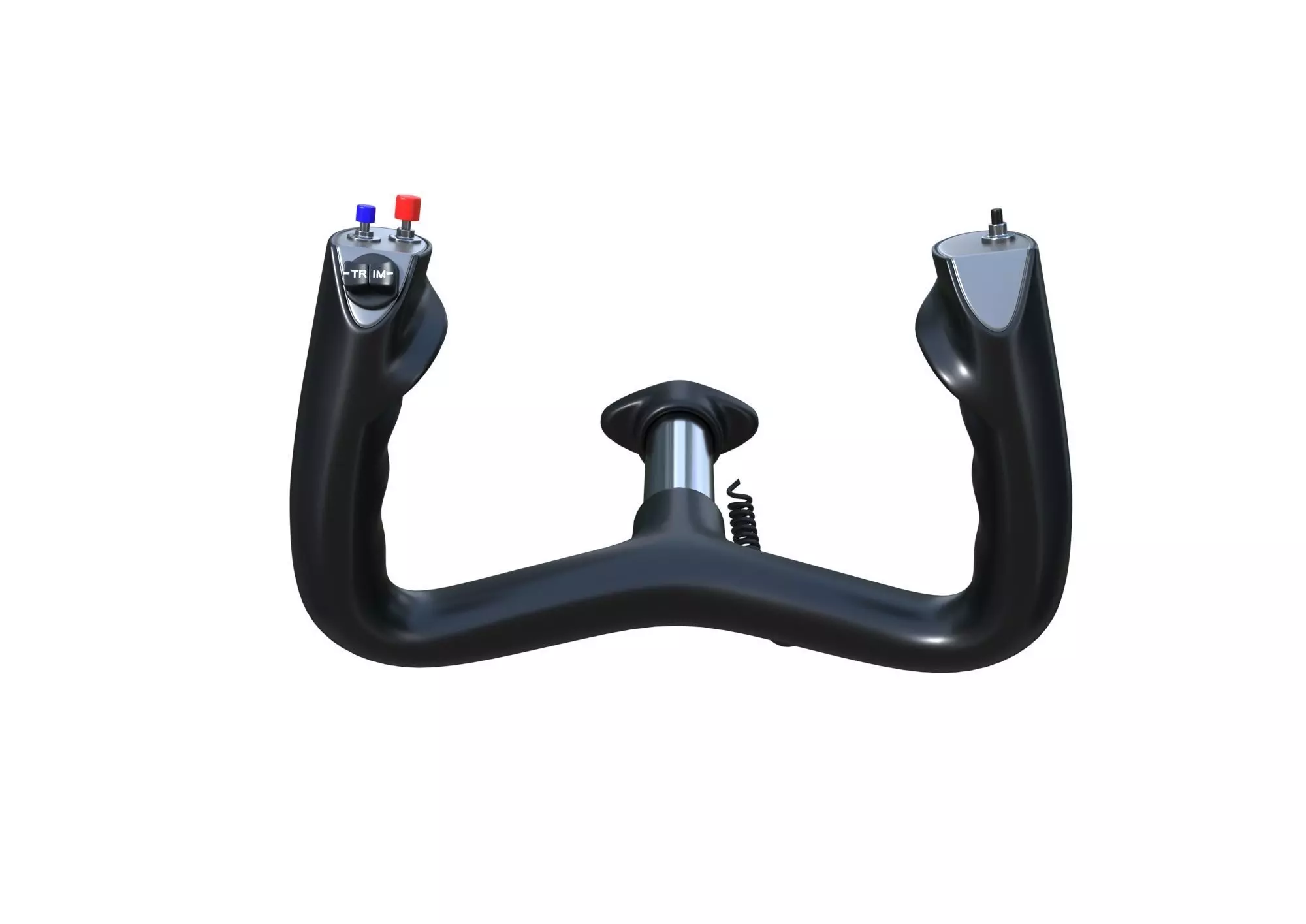 Aircraft Control Wheel 3D model_0