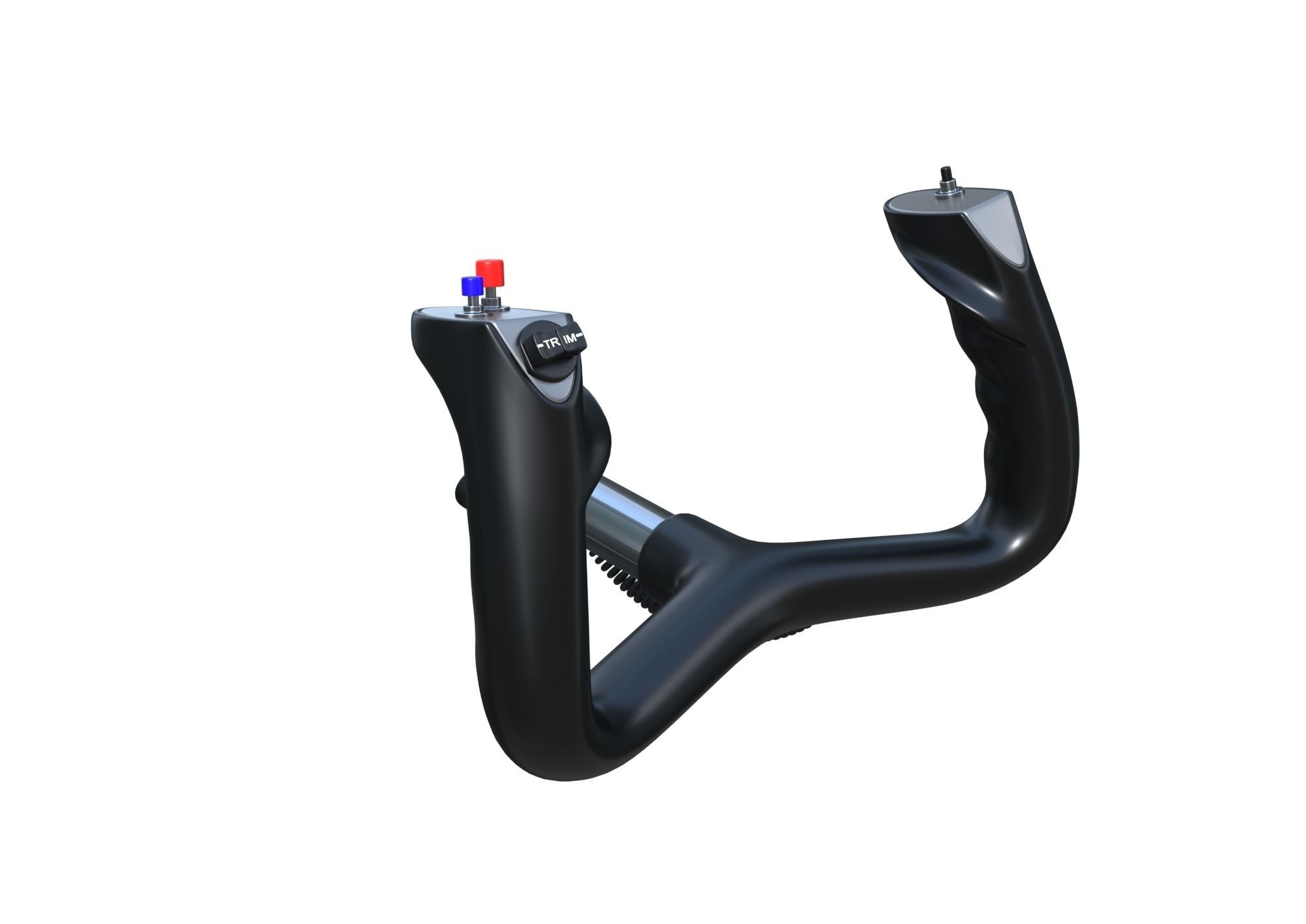 Aircraft Control Wheel 3D model_2