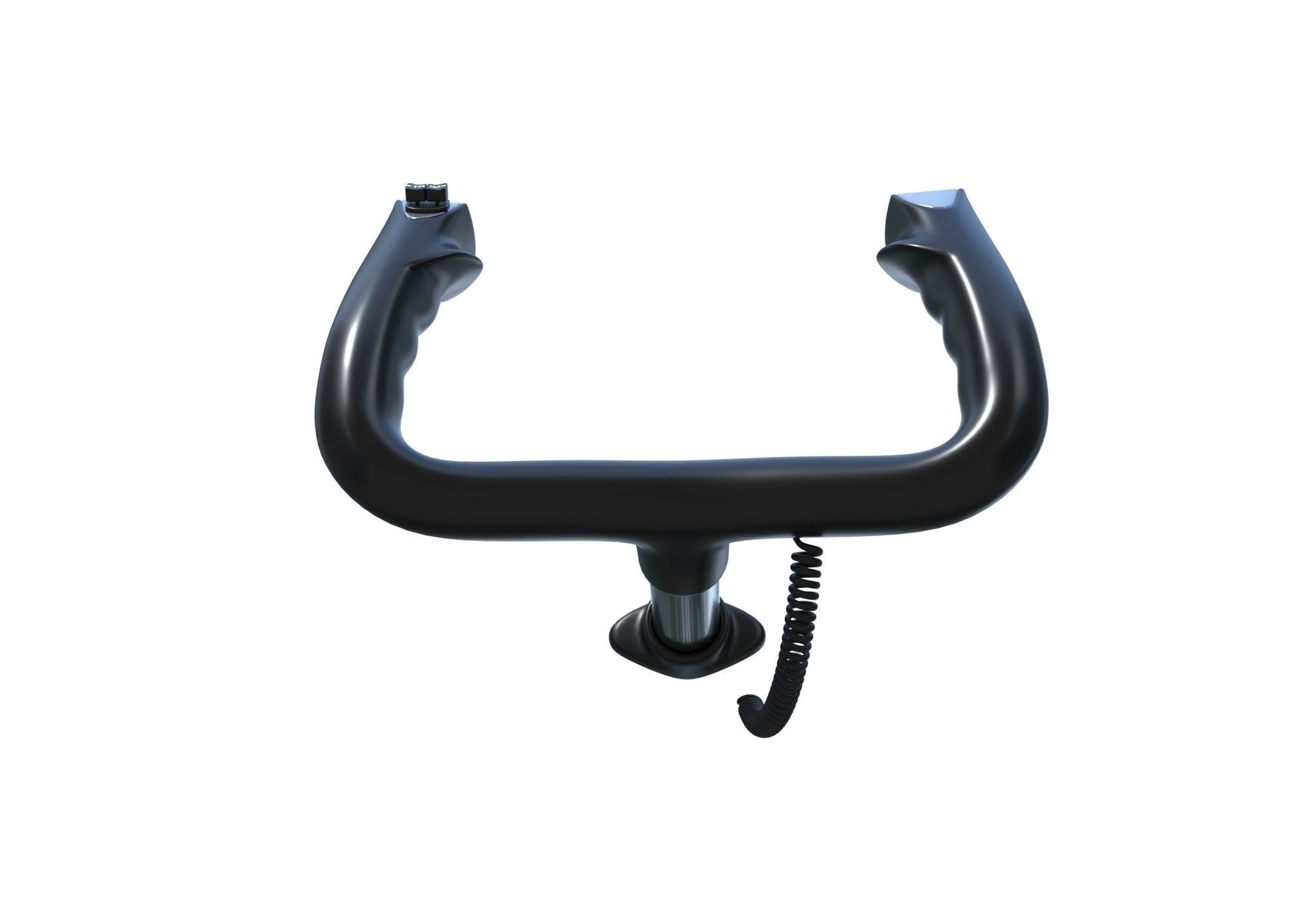 Aircraft Control Wheel 3D model_4