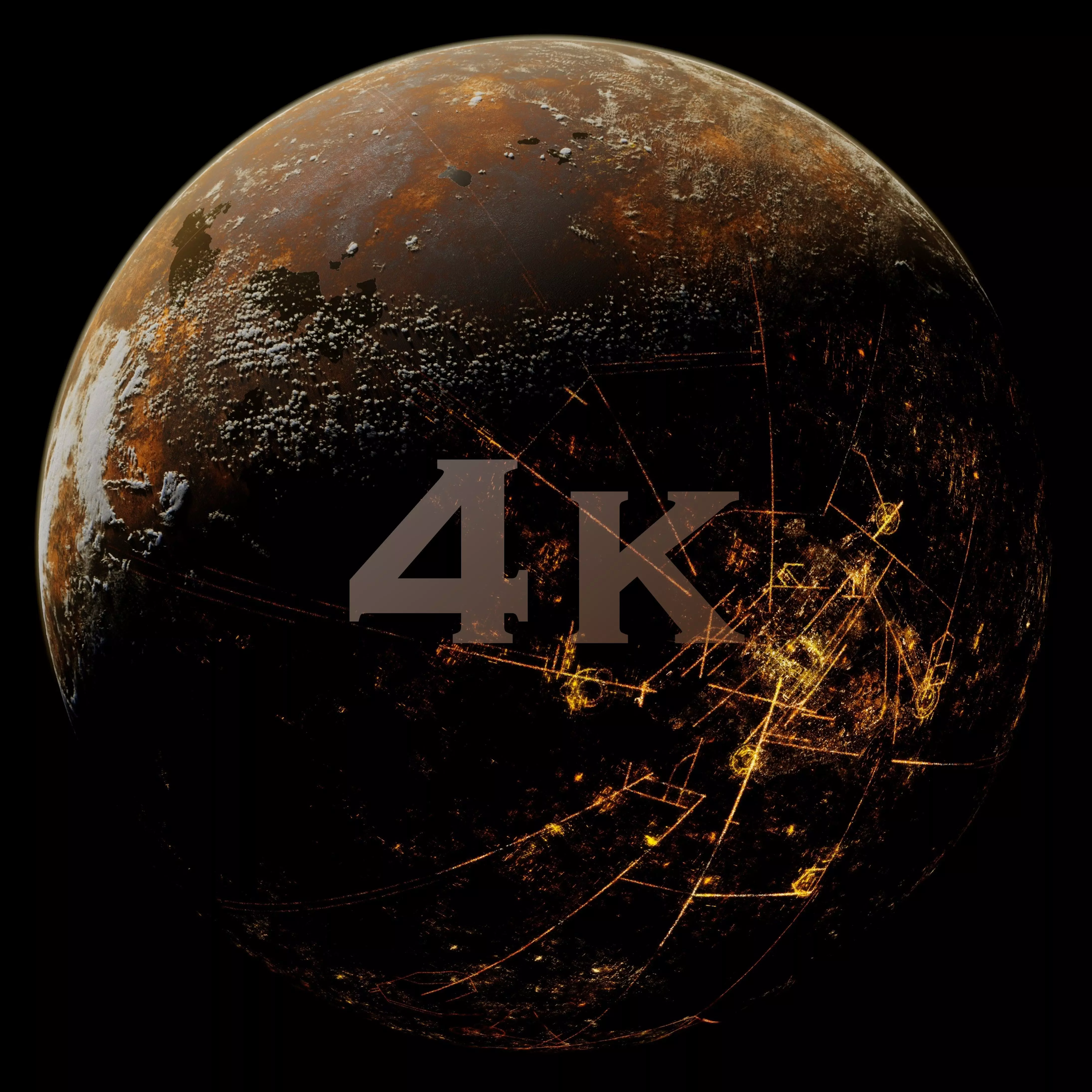 Nar Shaddaa - 4k Star Wars Planet Texture Free 3D model_0