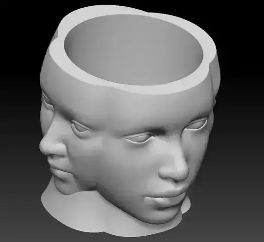 4 BEAUTIFUL FACES PLANTER