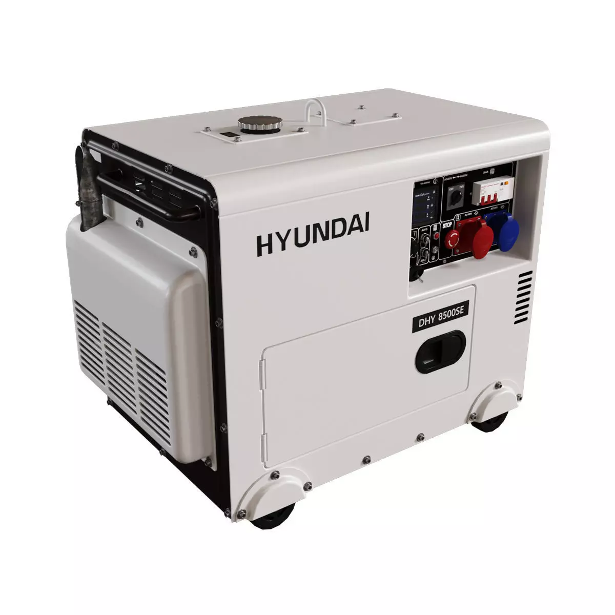 Hyundai DHY 8500SE Diesel Generator 3D model
