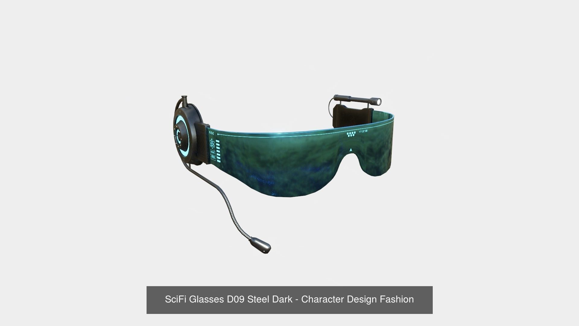 10 SciFi Glasses Model D - Character Design Fashion 3D Model Collection_10