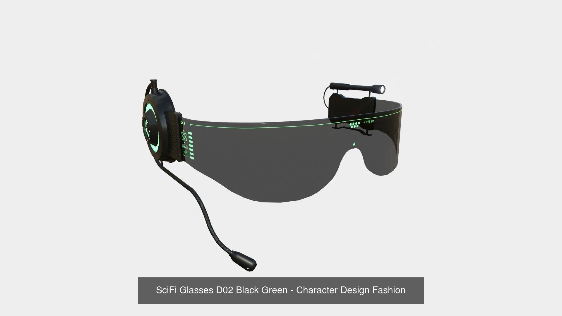 10 SciFi Glasses Model D - Character Design Fashion 3D Model Collection_3