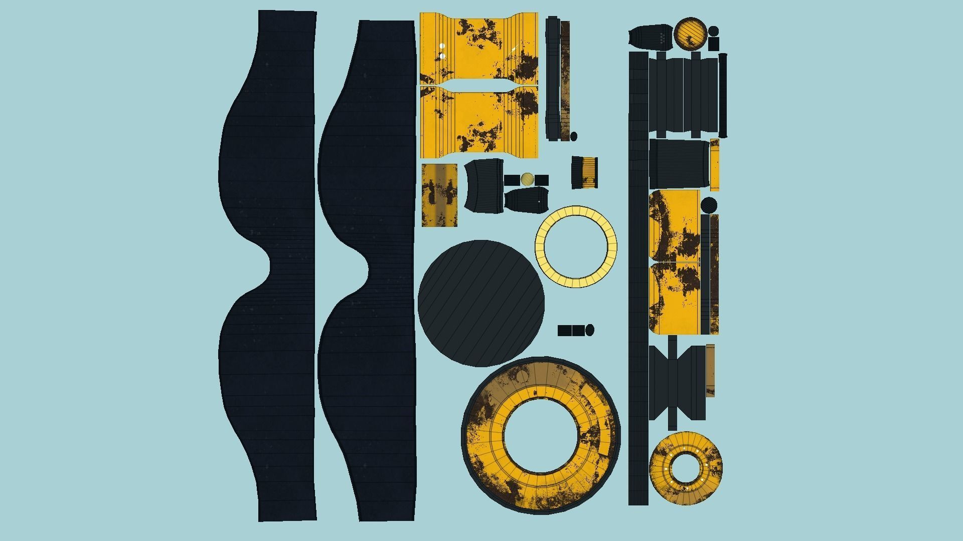 10 SciFi Glasses Model D - Character Design Fashion 3D Model Collection_74