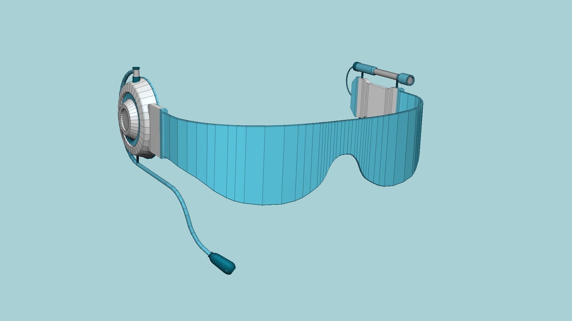 10 SciFi Glasses Model D - Character Design Fashion 3D Model Collection_67