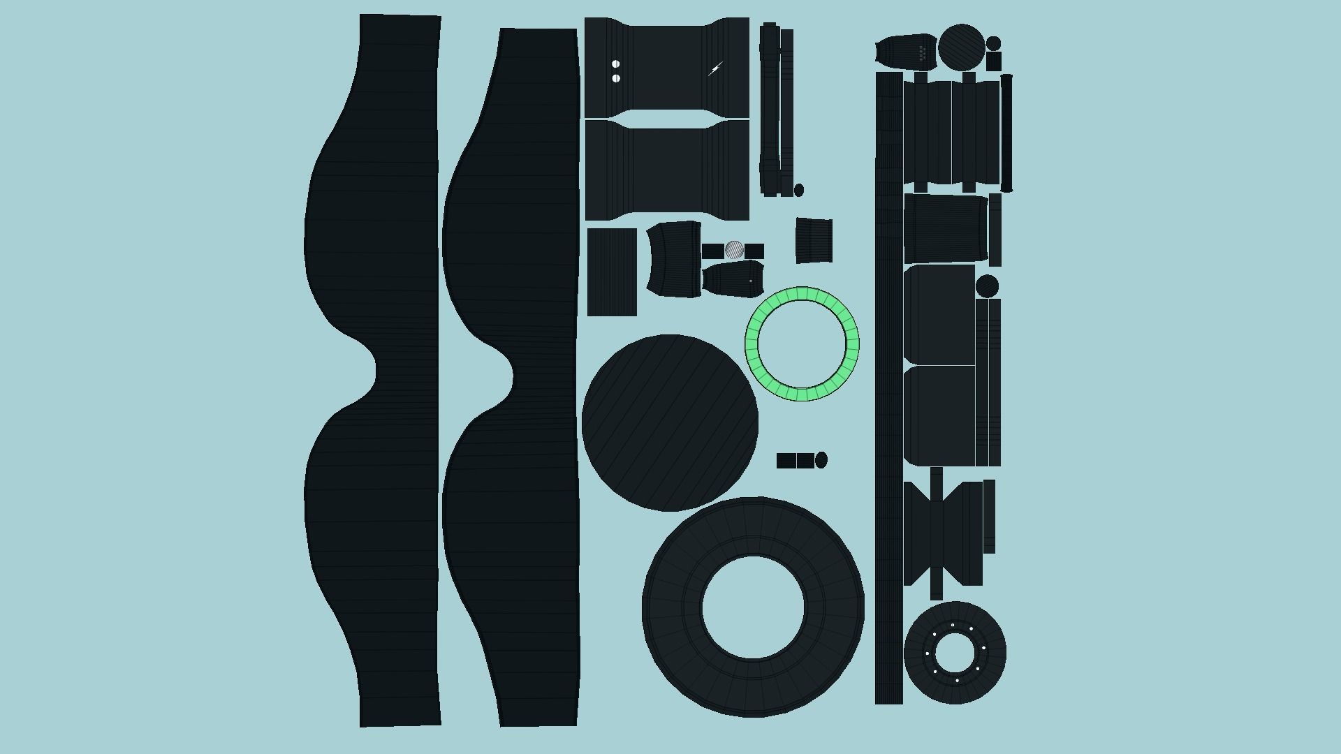 10 SciFi Glasses Model D - Character Design Fashion 3D Model Collection_65