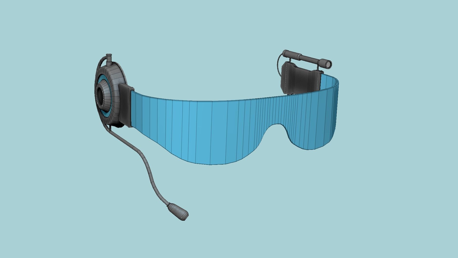 10 SciFi Glasses Model D - Character Design Fashion 3D Model Collection_77