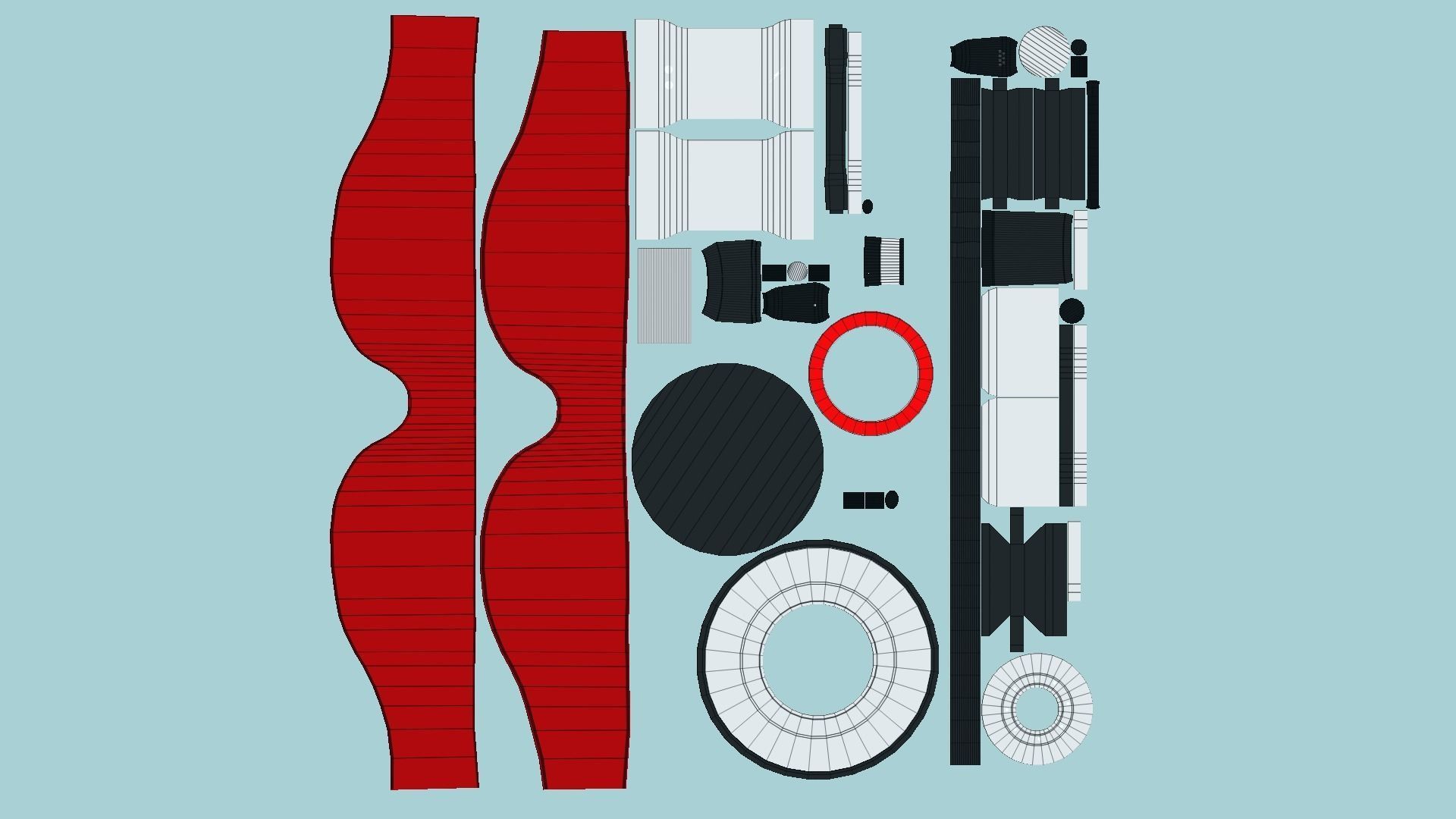 10 SciFi Glasses Model D - Character Design Fashion 3D Model Collection_69