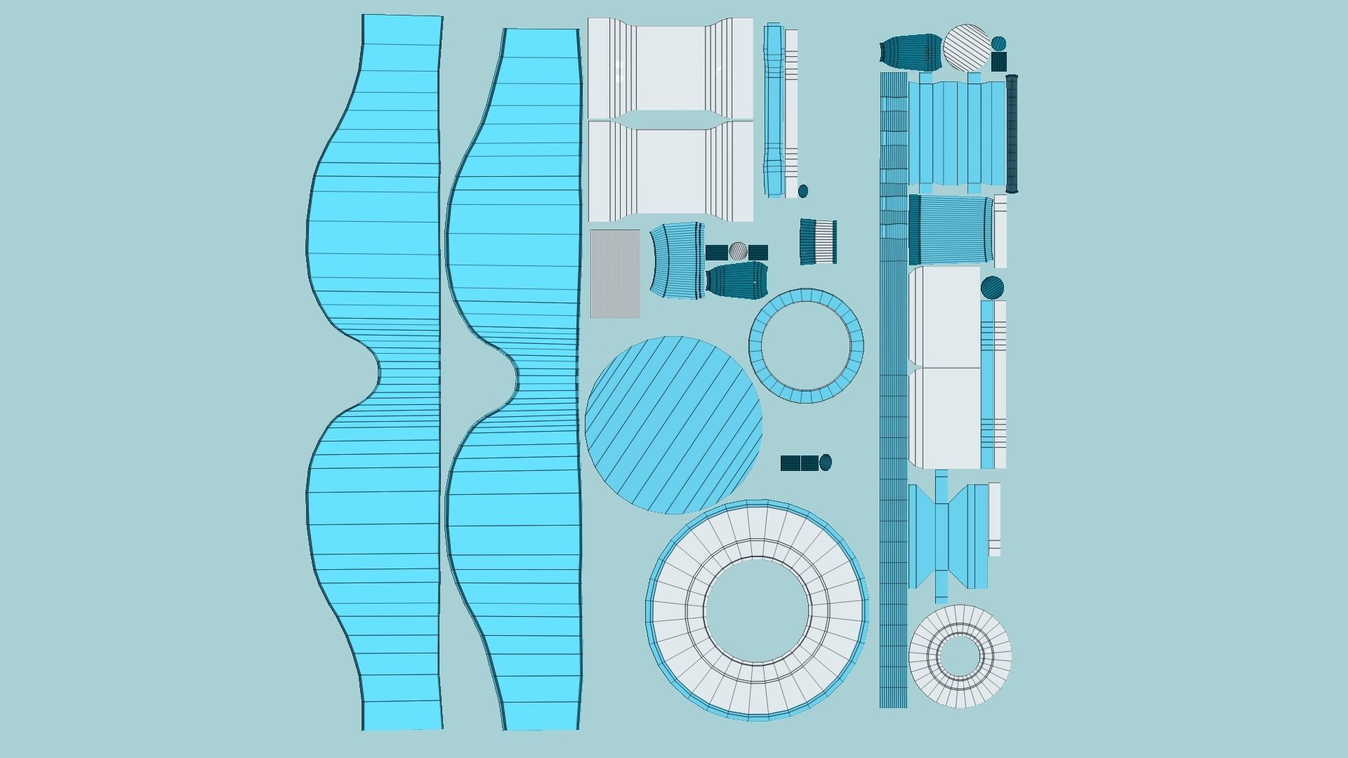 10 SciFi Glasses Model D - Character Design Fashion 3D Model Collection_70
