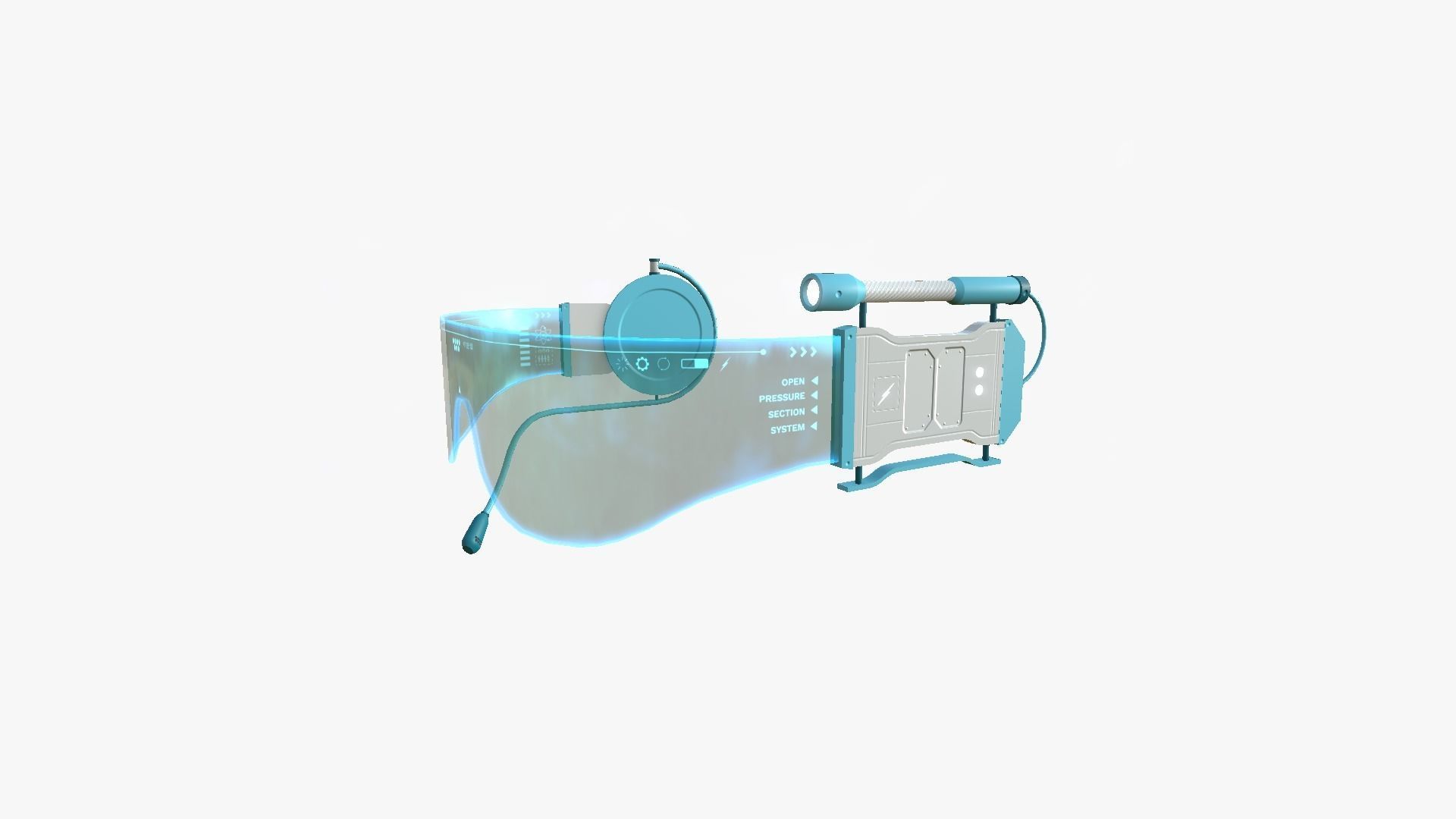 10 SciFi Glasses Model D - Character Design Fashion 3D Model Collection_41