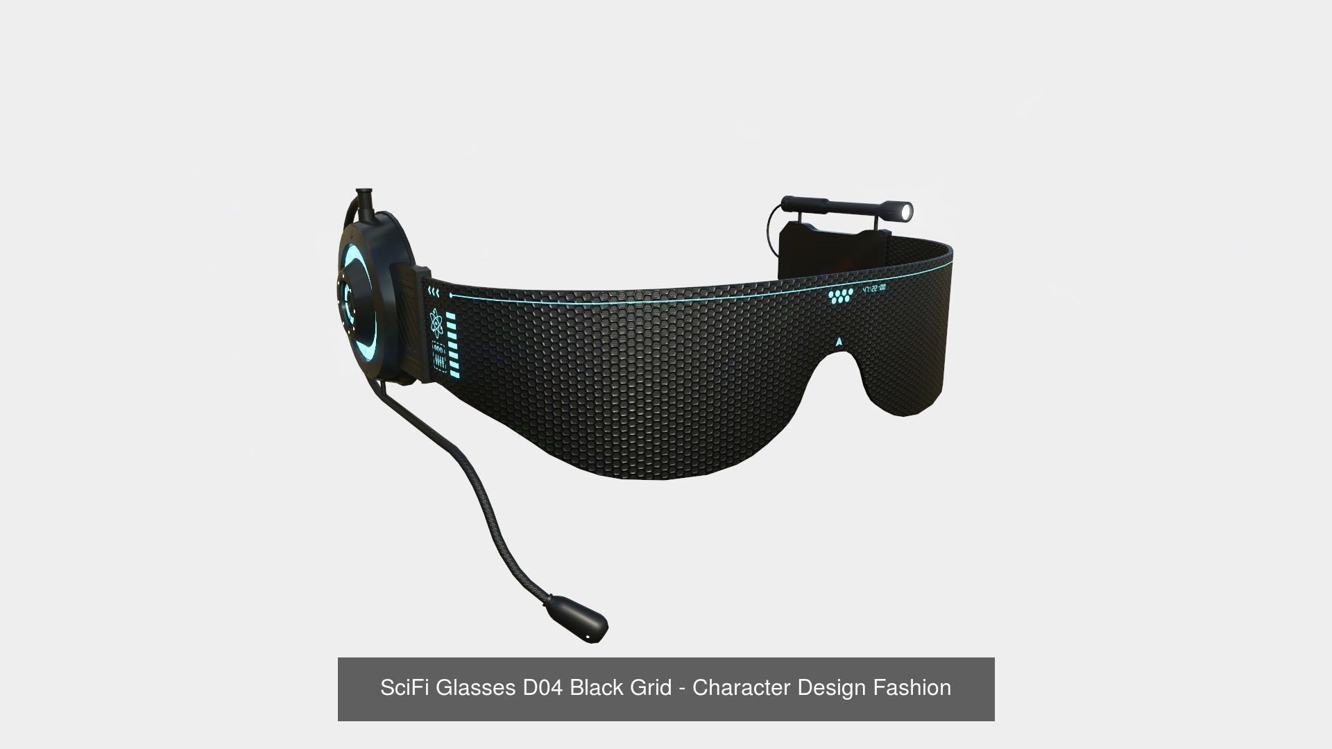 10 SciFi Glasses Model D - Character Design Fashion 3D Model Collection_5