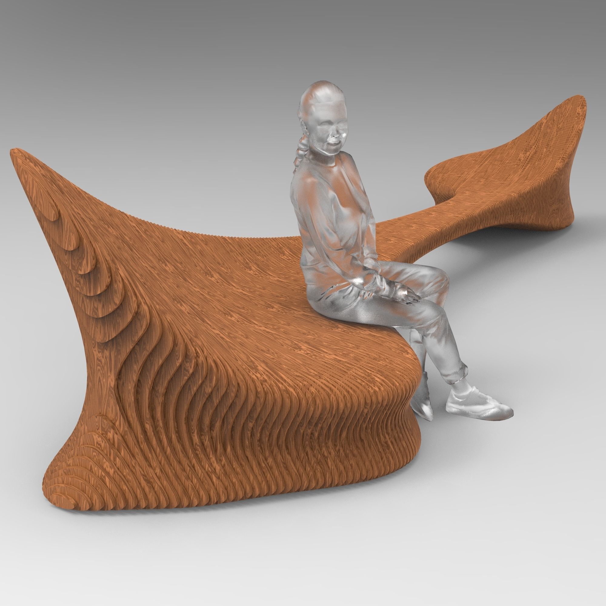 Lounge Seating 3D model_3