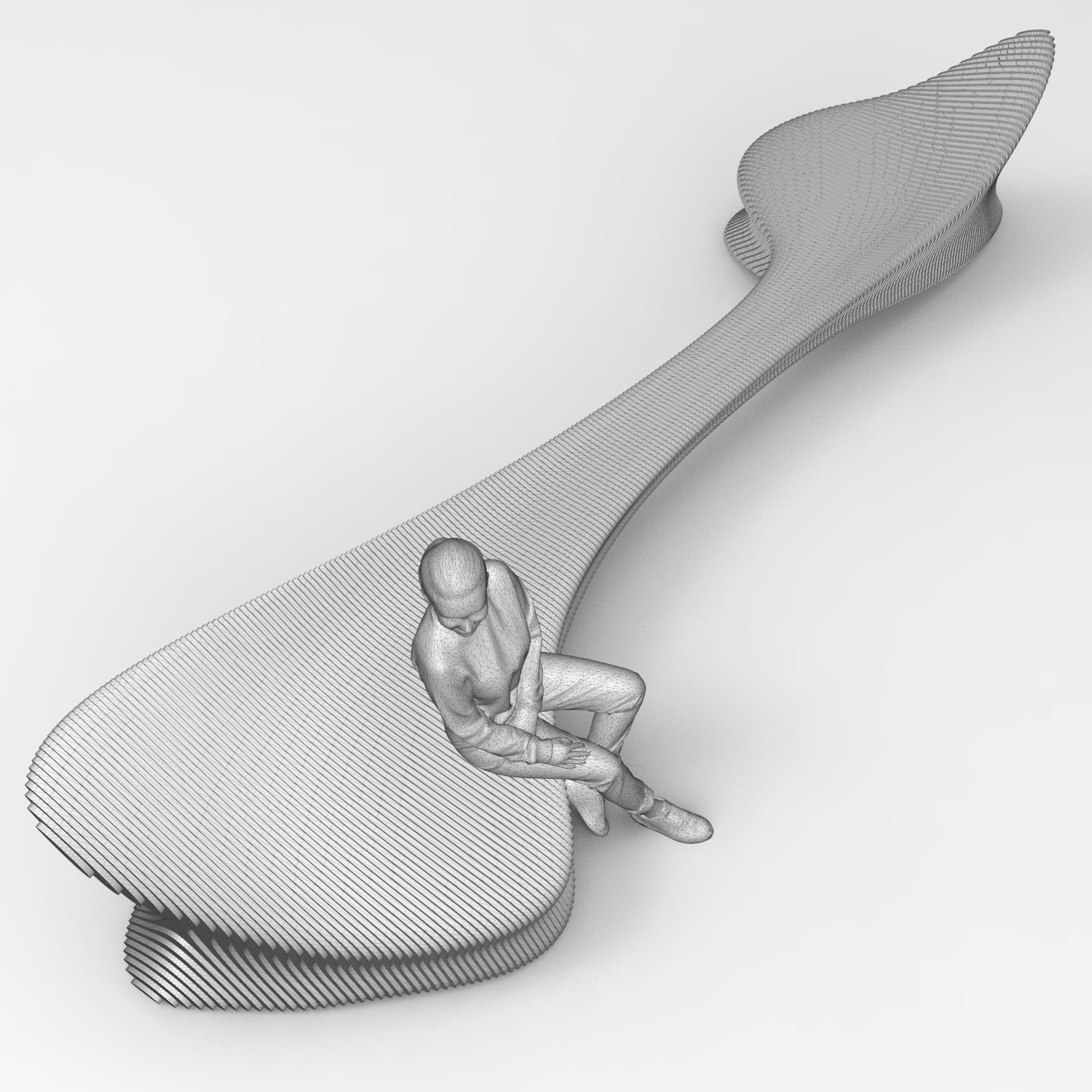 Lounge Seating 3D model_5