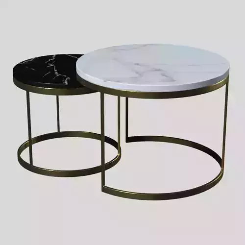 A set of coffee tables