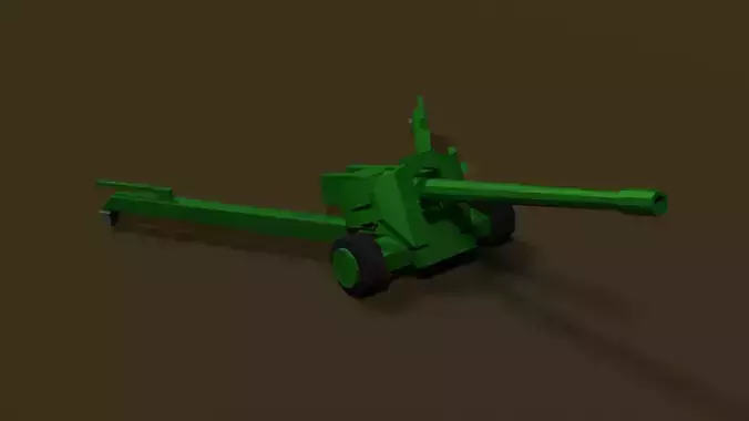 Lowpoly Anti Aircraftgun