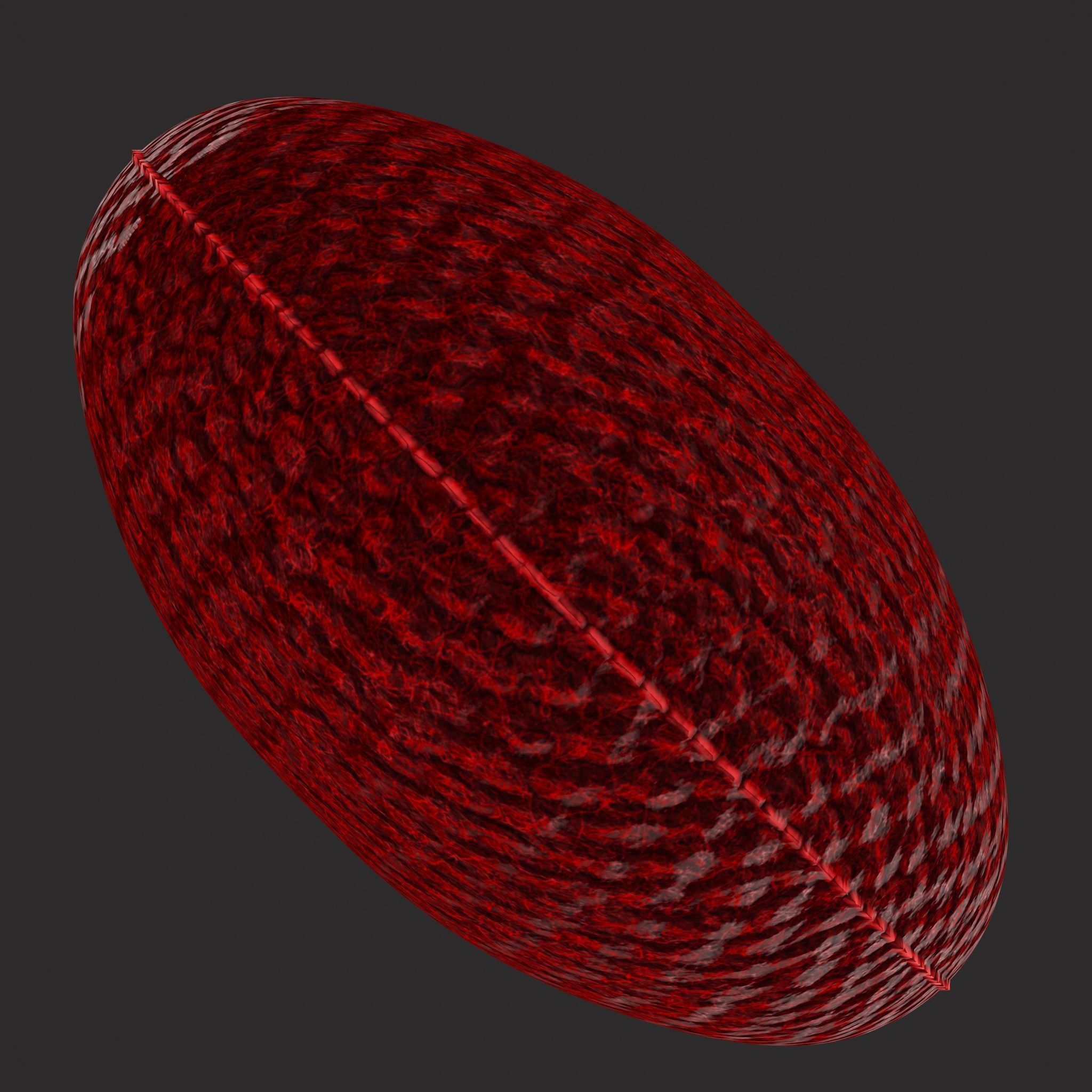 Knitted Heart Low-poly 3D model_17