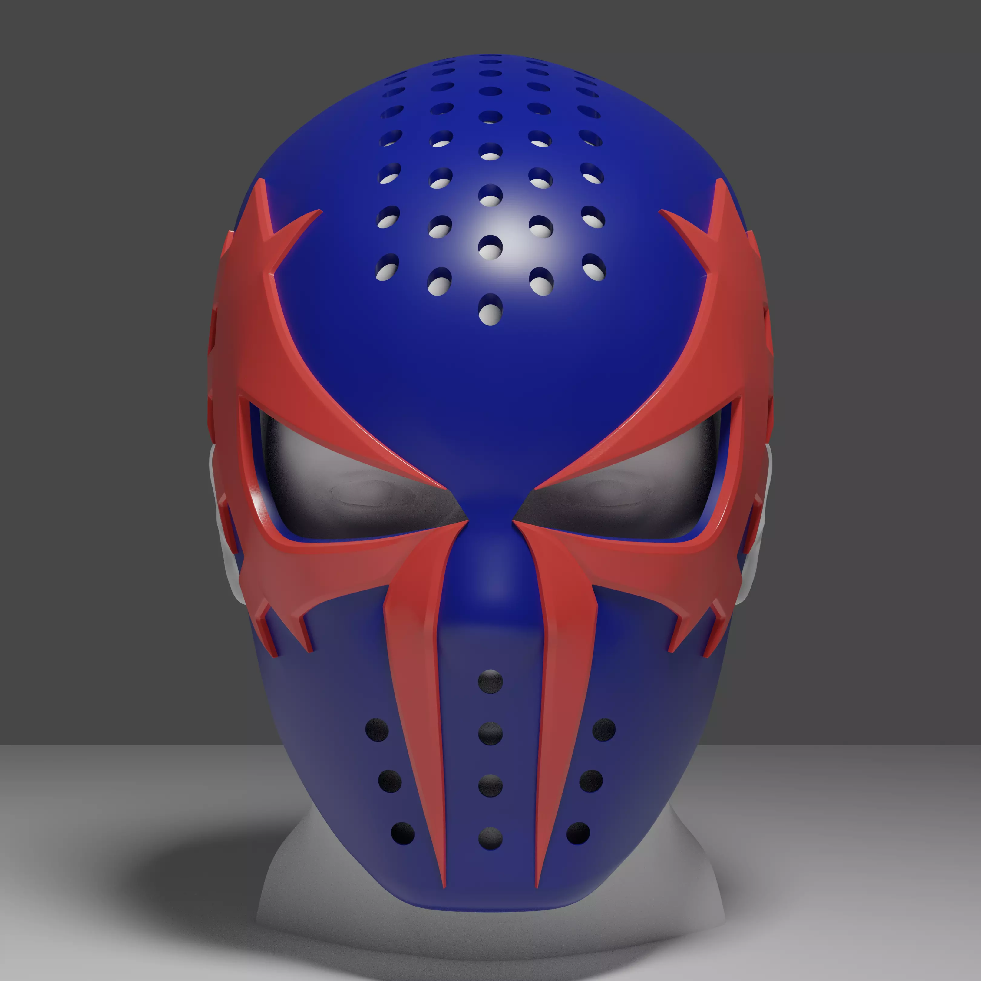 Spider-Man 2099 Faceshell 3D print model_0