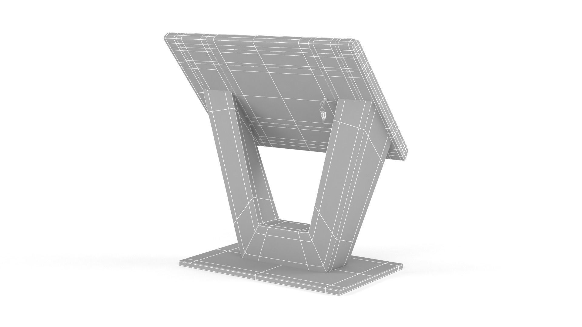 Information Kiosk 3D model_10