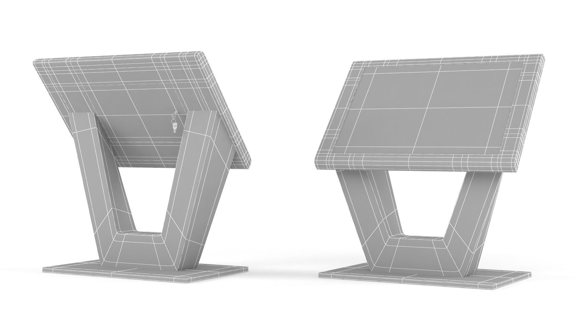 Information Kiosk 3D model_6