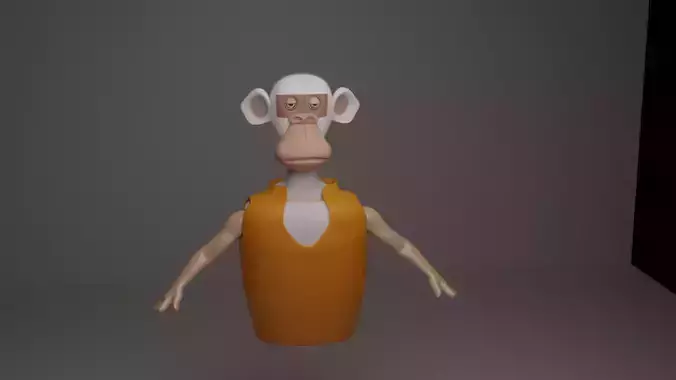 monkey nft 3D model