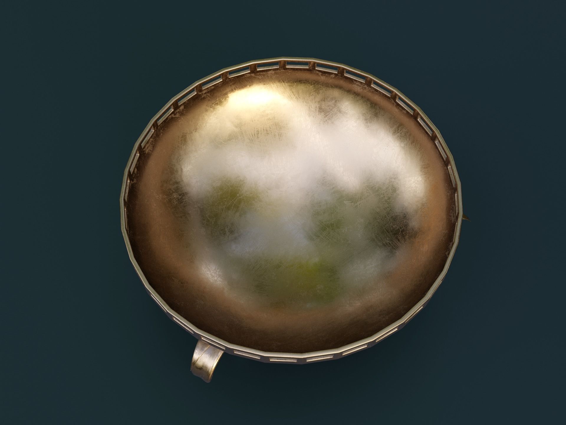 Ancient Temple Building Set Low-poly 3D model_26