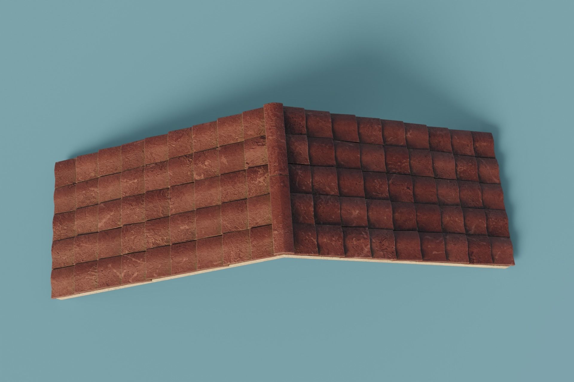 Ancient Temple Building Set Low-poly 3D model_19