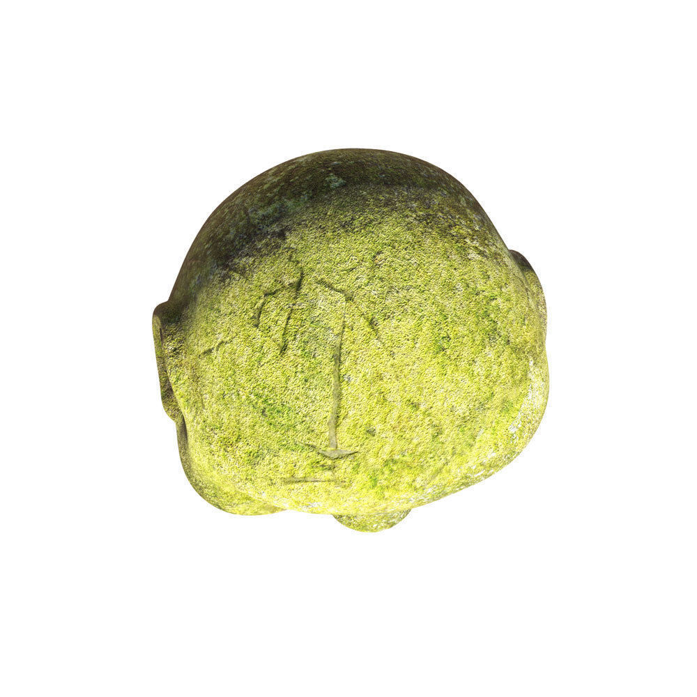 Decorative monk sculpture 3D model_5