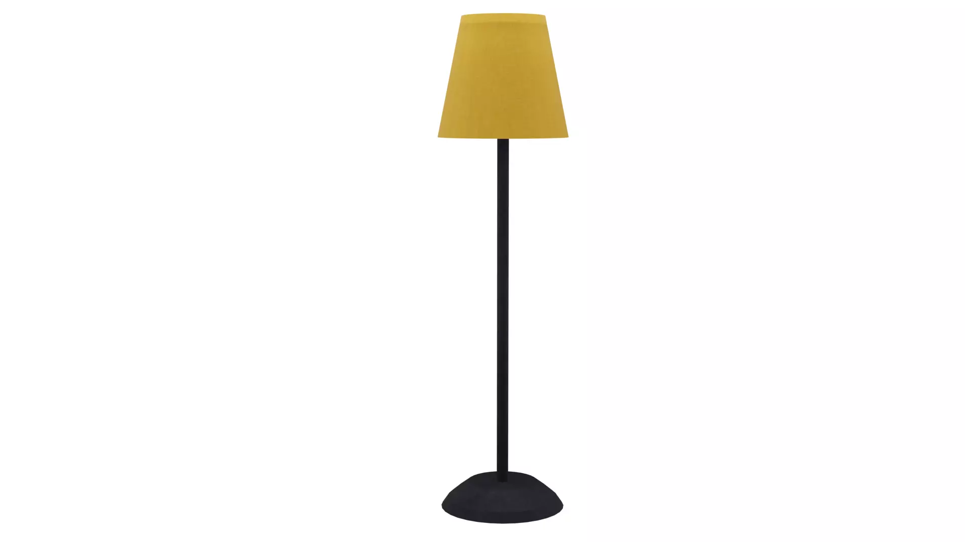 Yellow Floor Lamp Free low-poly 3D model_0
