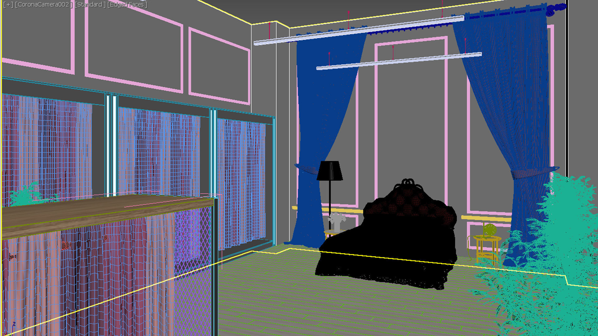 Textile Showroom Design 3D model_8