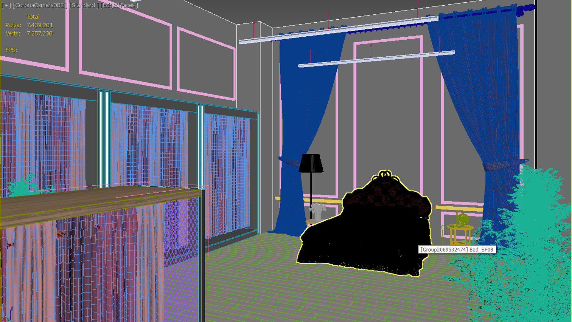 Textile Showroom Design 3D model_5