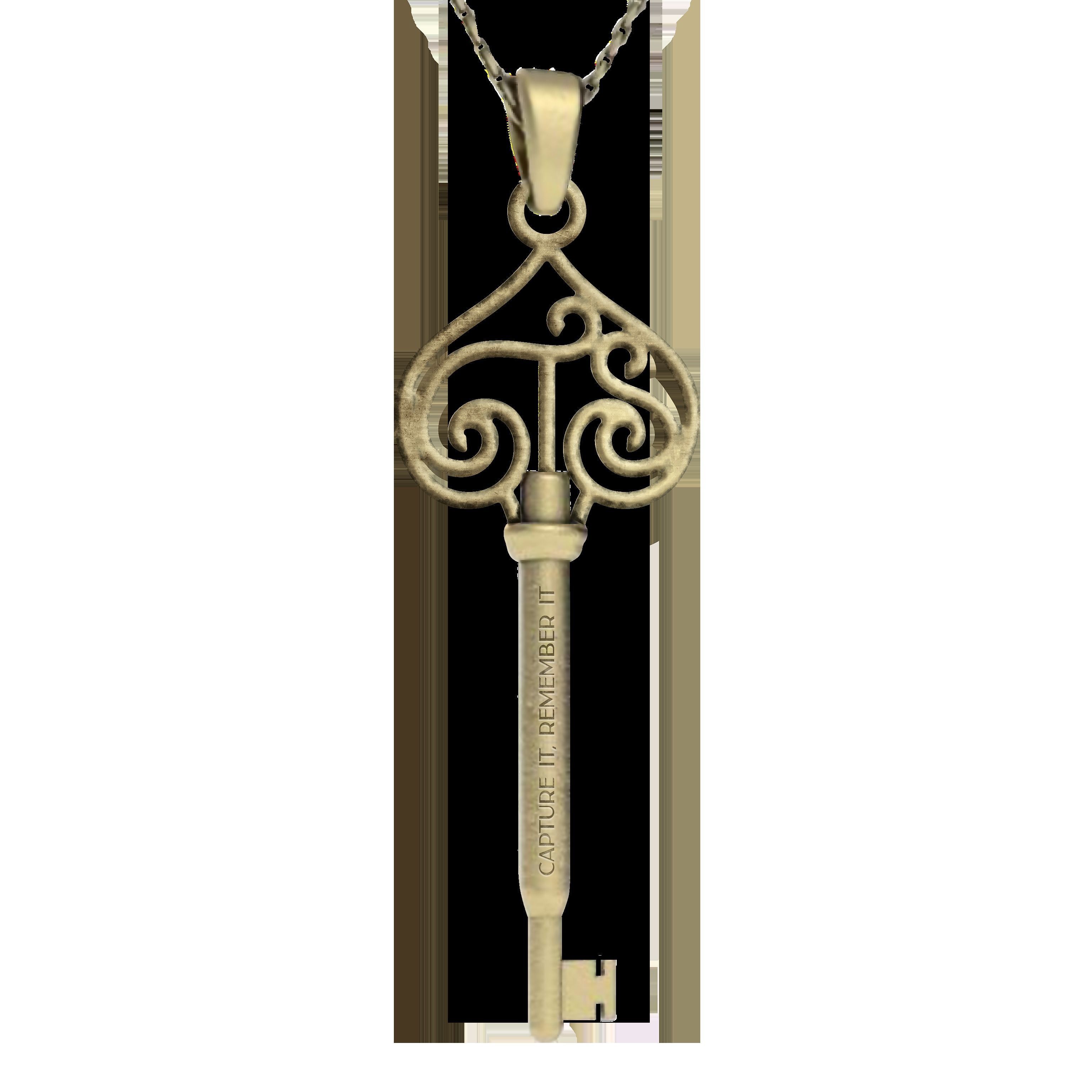 Taylor Swift TS Vault Key Necklace Fearless Album Merch 3D print model_1