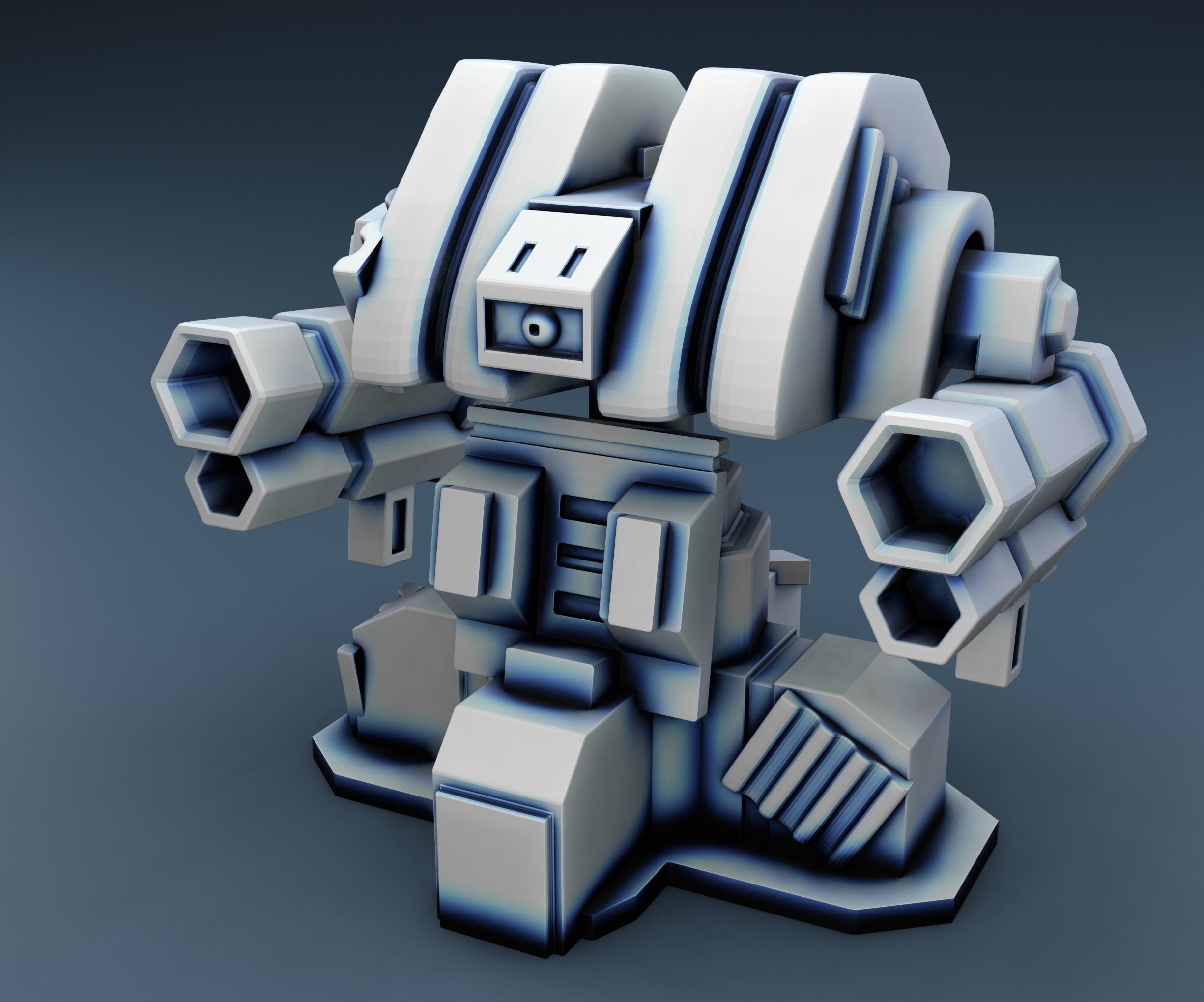 Collection of 3D models Robots for battles 3D print model_3