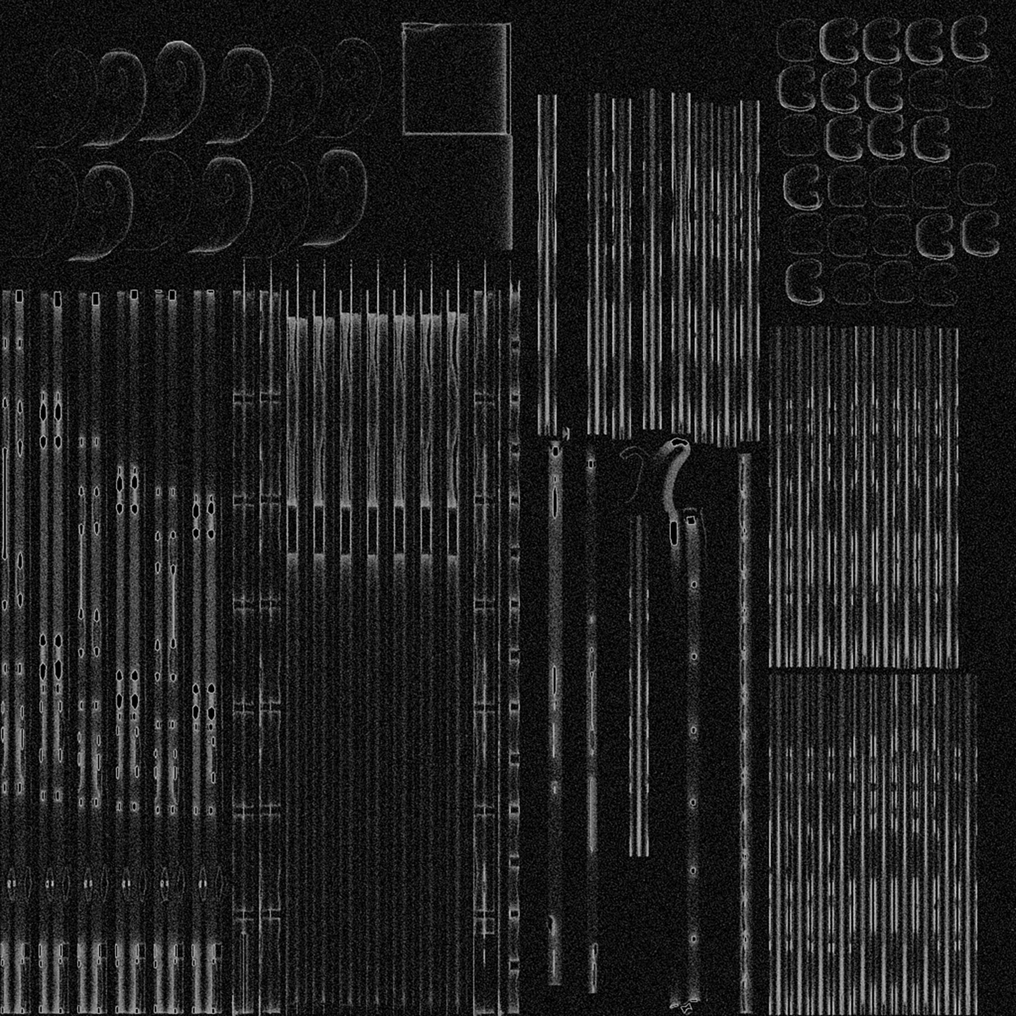 Wrought Iron Gates Low-poly 3D model_6