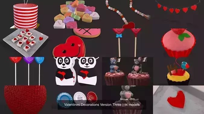 Valentines Decorations Version Three