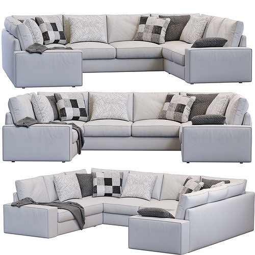 Sofa Kivik By Ikea 3D model
