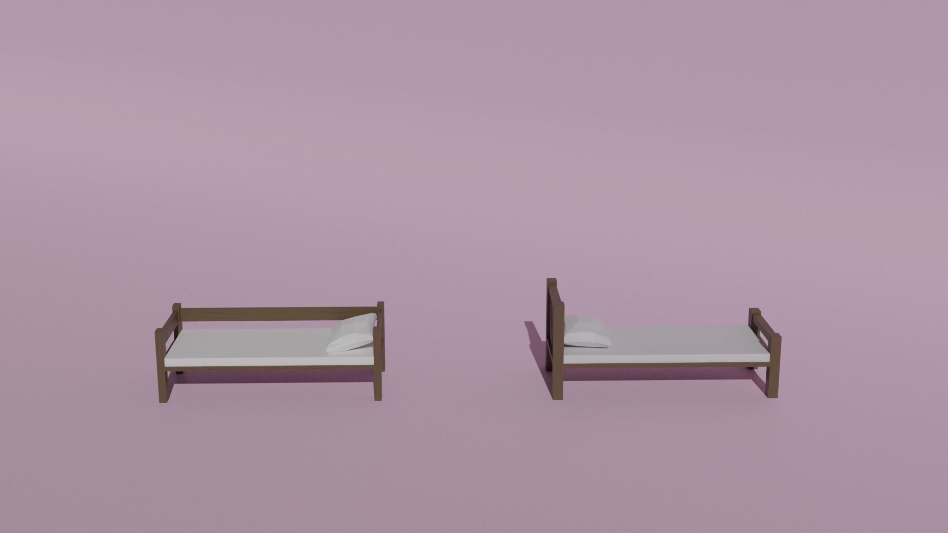 Low Poly Furniture Pack Free low-poly 3D model_9