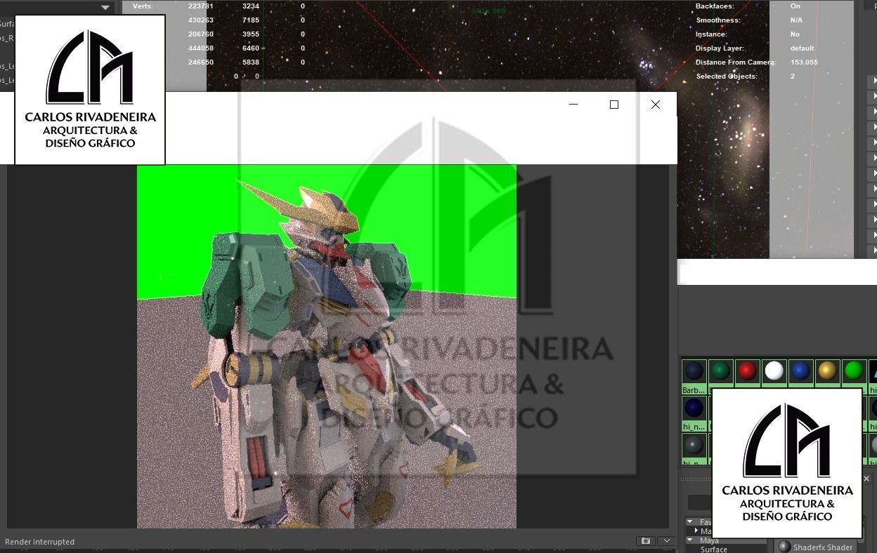 ASW-G-64 Gundam Flauros Shoulders 3D print model_4