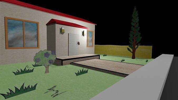 Tulapies Home Model Free 3D model