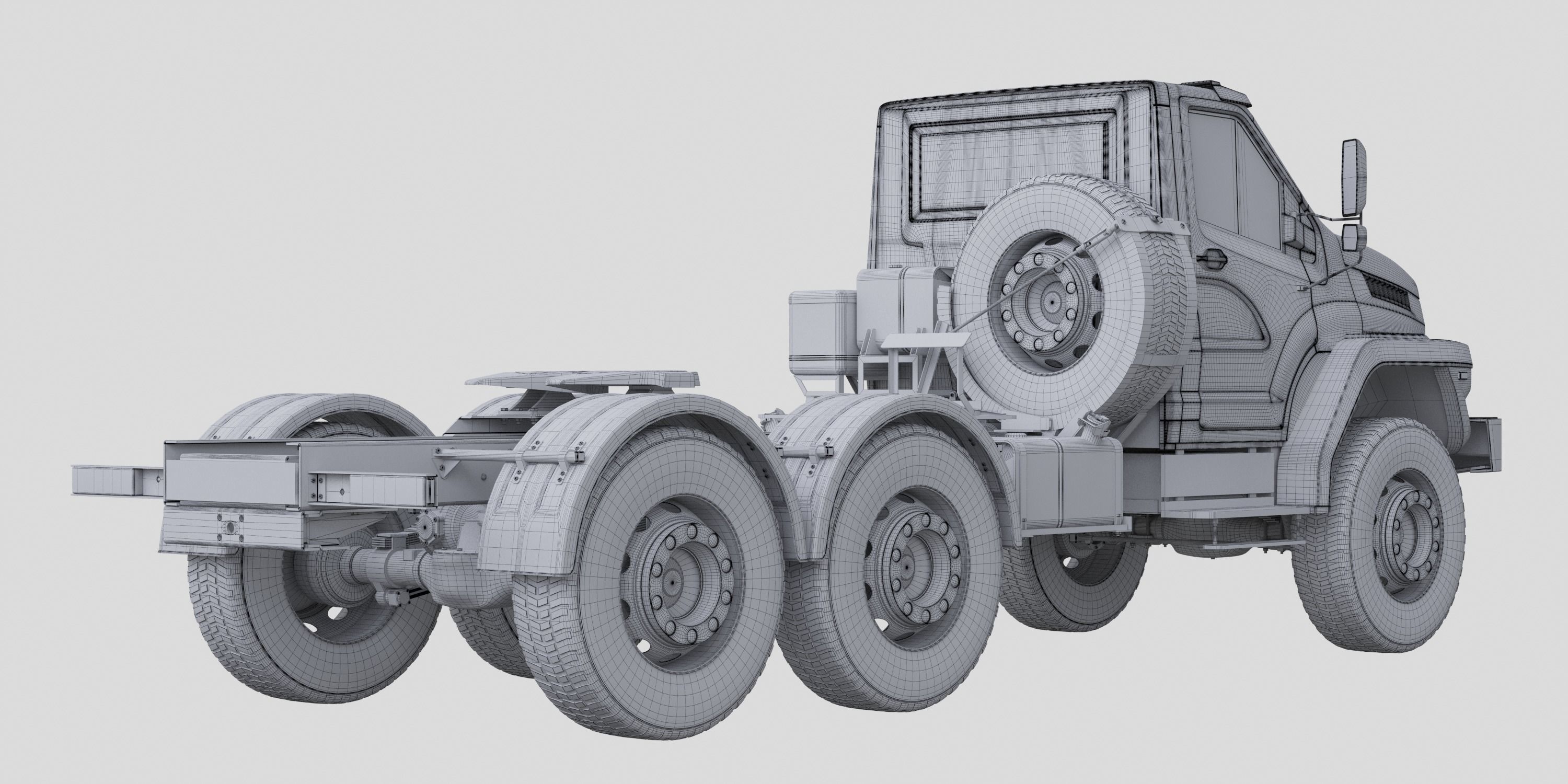 URAL NEXT Chassis 3D model_5