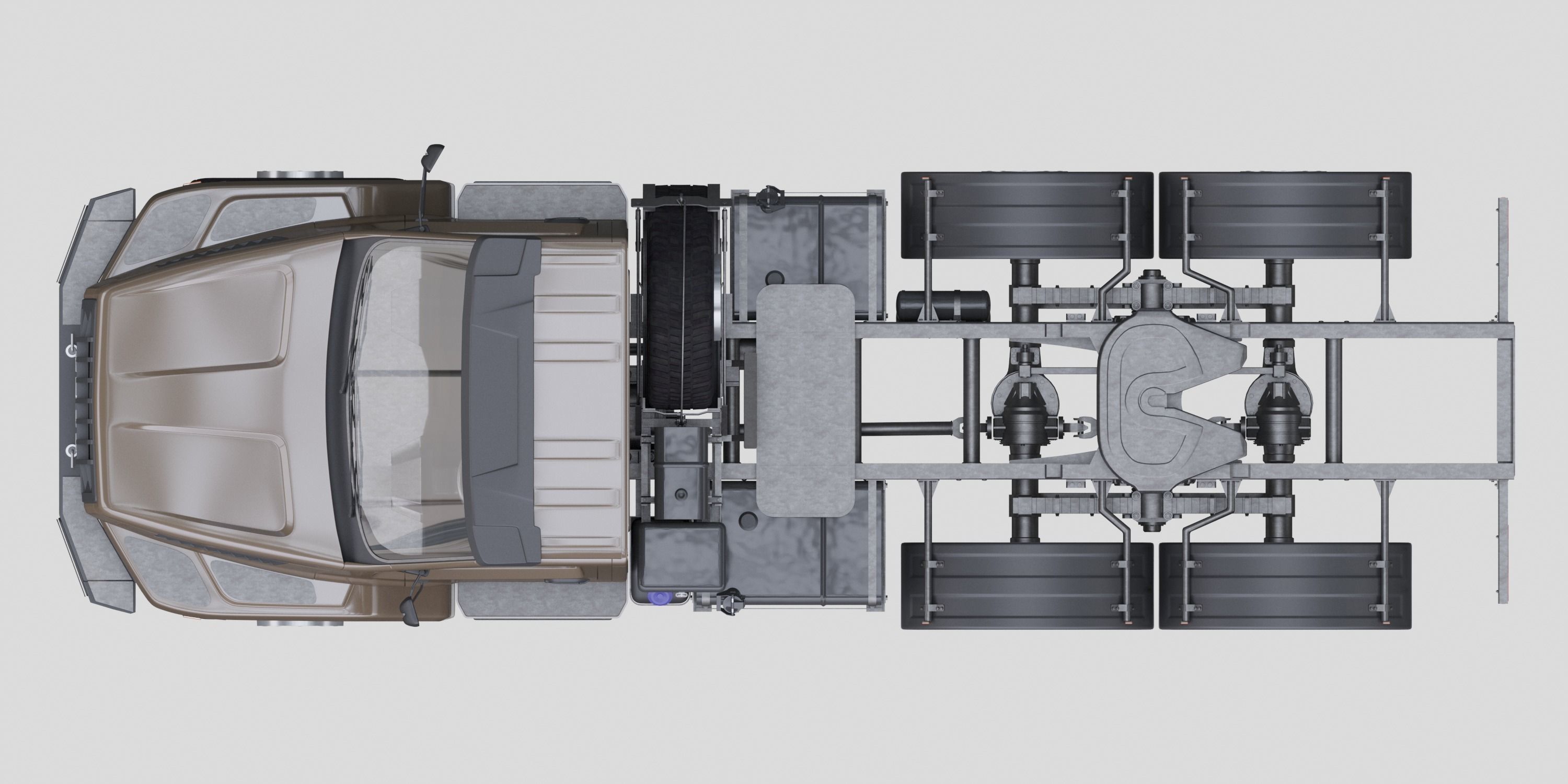 URAL NEXT Chassis 3D model_15