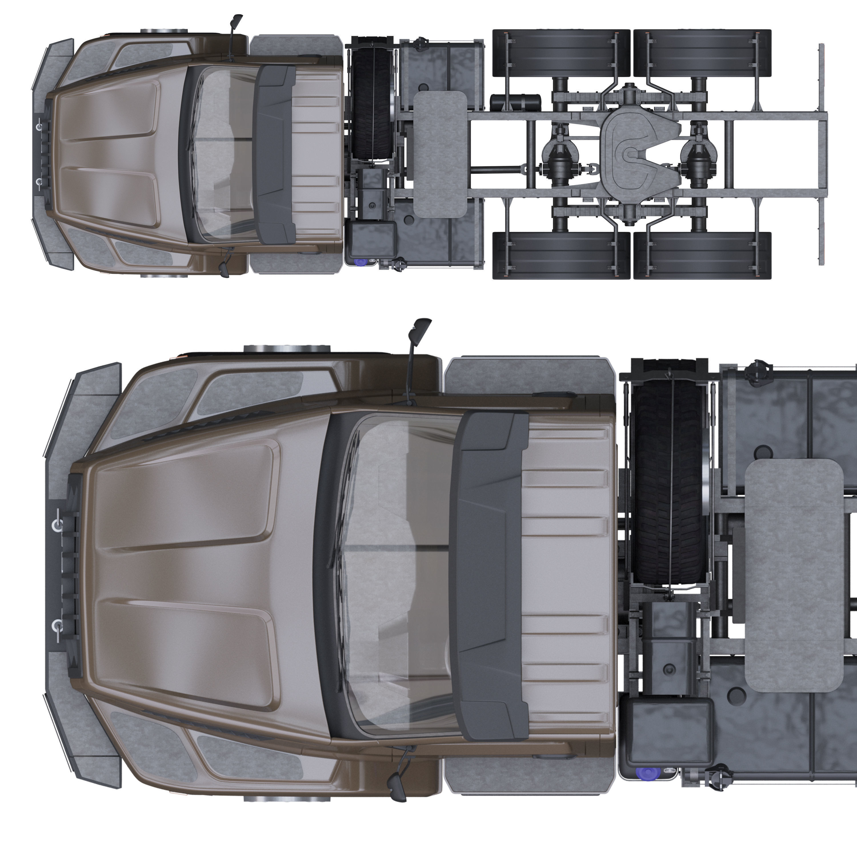URAL NEXT Chassis 3D model_20