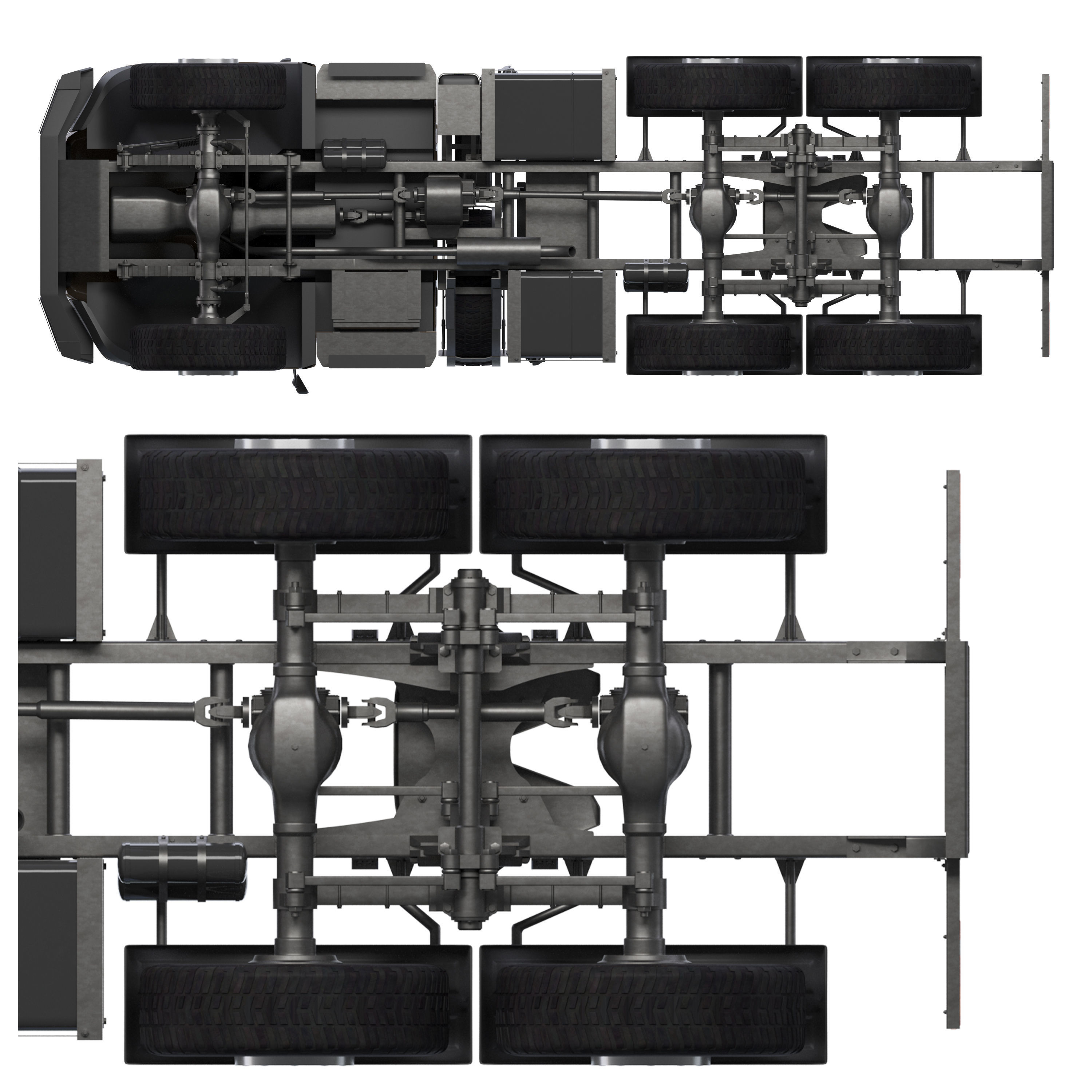 URAL NEXT Chassis 3D model_12