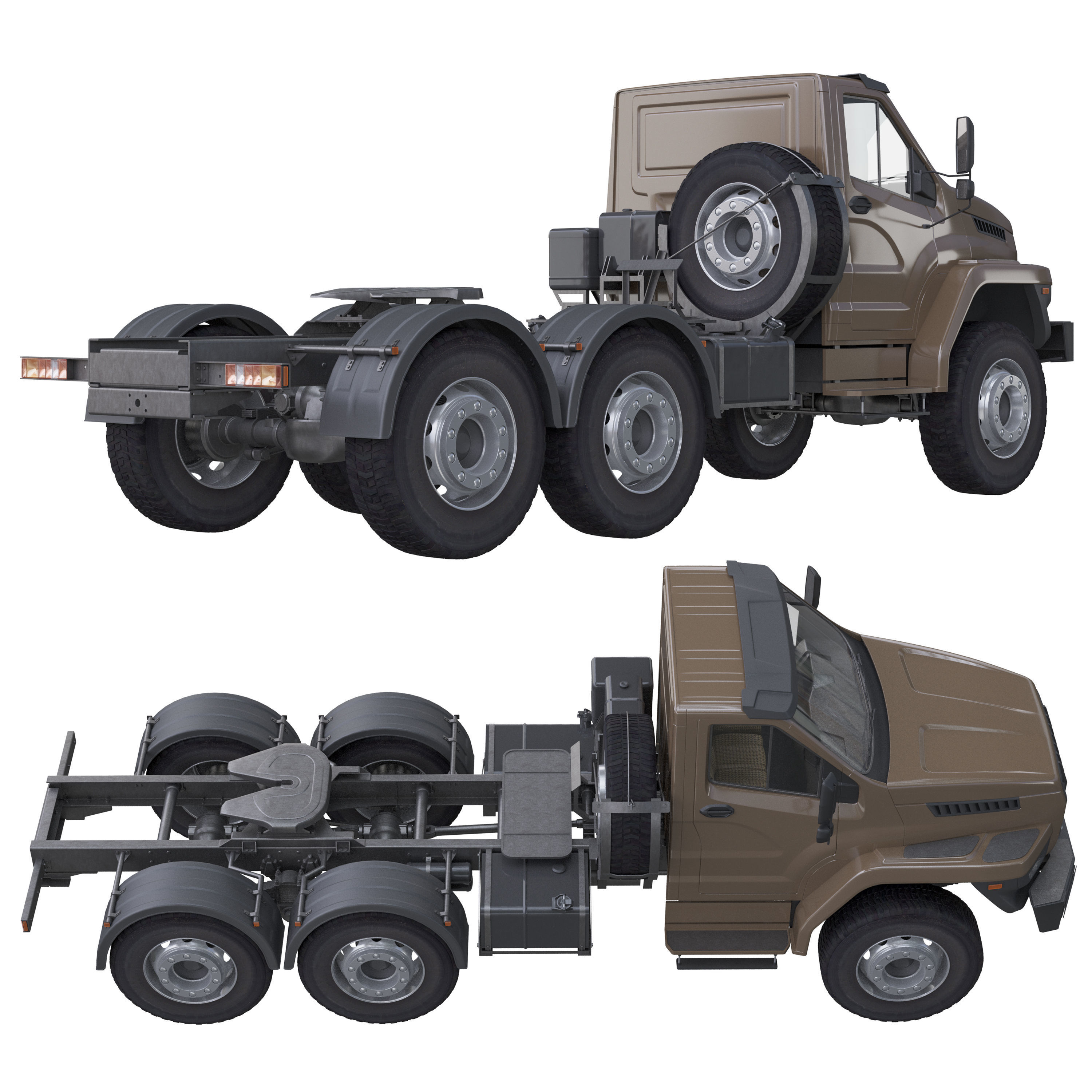 URAL NEXT Chassis 3D model_14