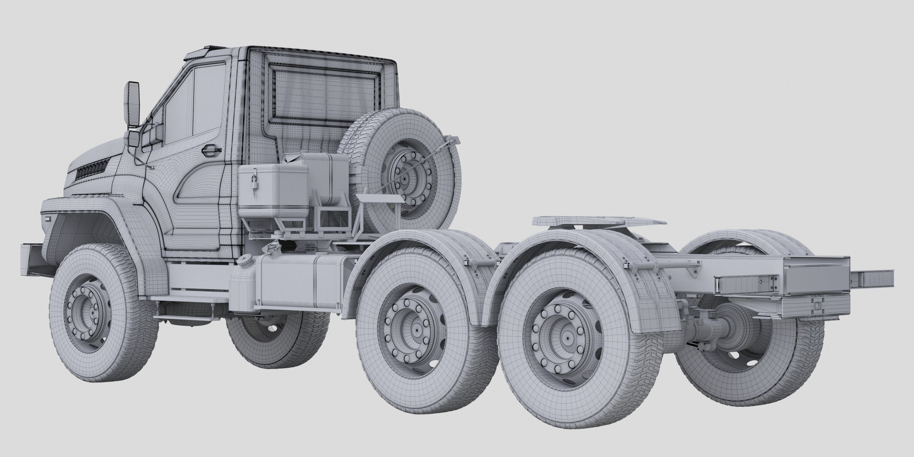 URAL NEXT Chassis 3D model_13