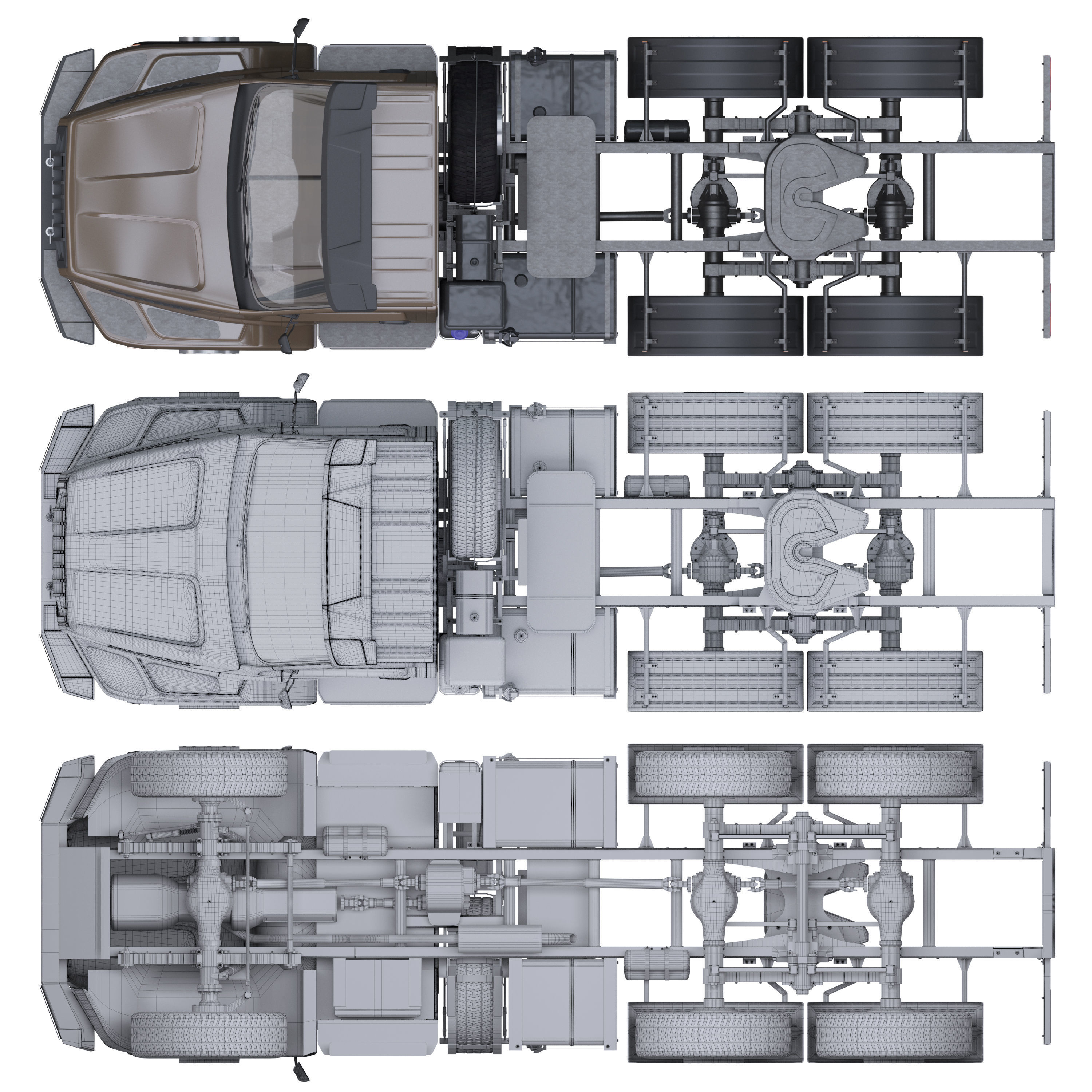 URAL NEXT Chassis 3D model_16