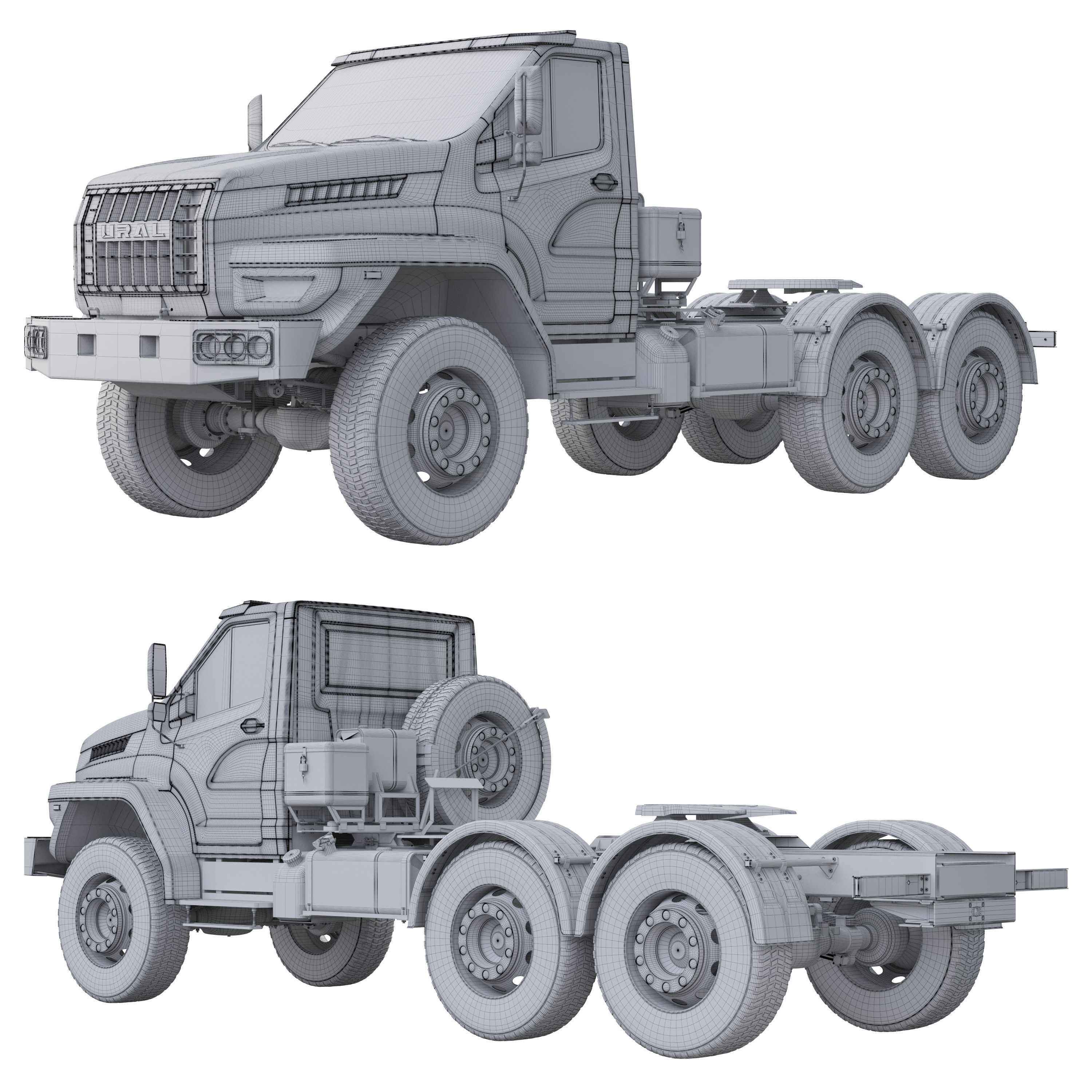URAL NEXT Chassis 3D model_8